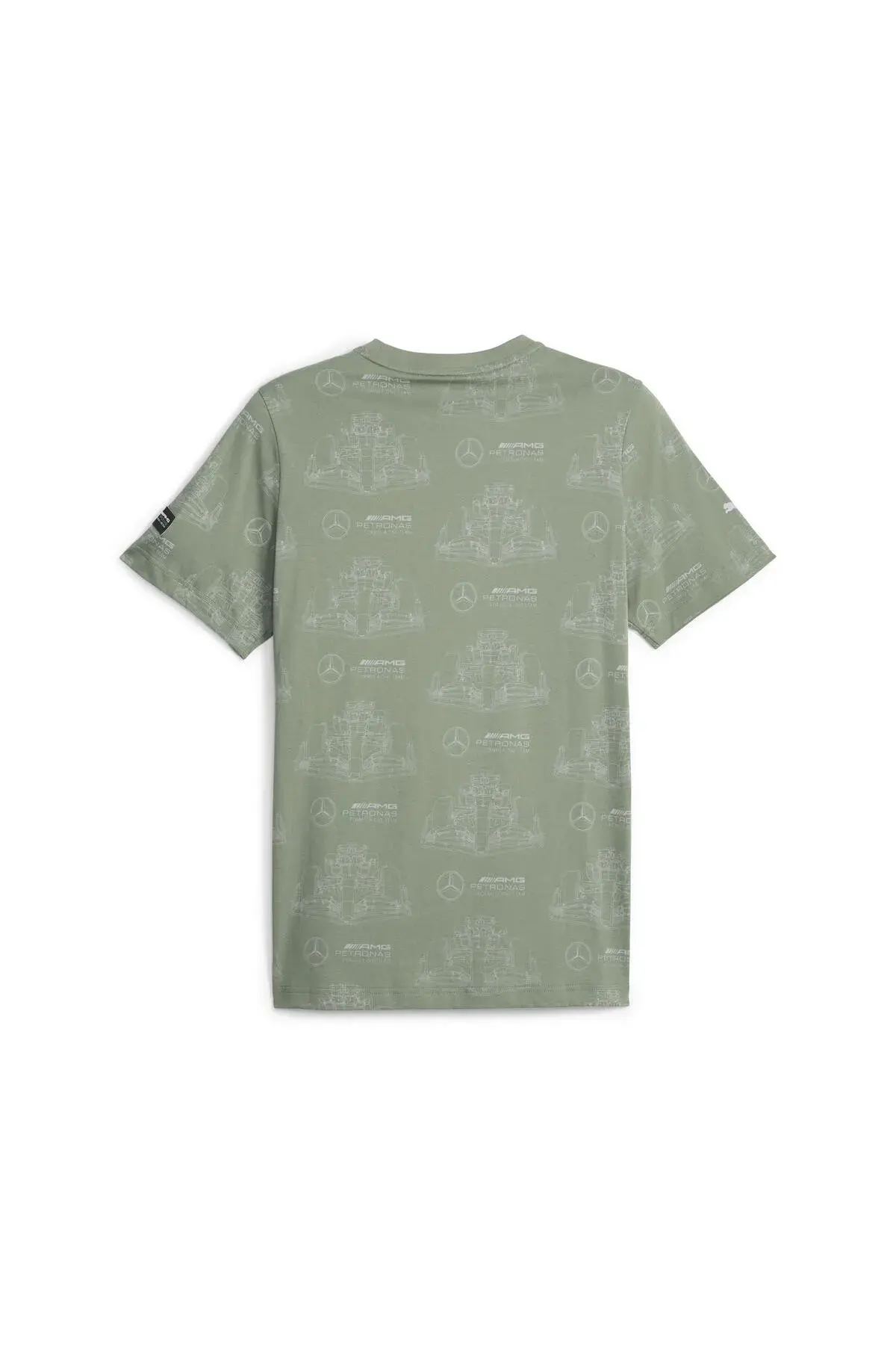 Puma MAPF1 AOP Logo Tee Yeşil Erkek T-Shirt