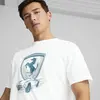 Puma Ferrari Race Big Shield Tee Beyaz Erkek/Unisex T-Shirt