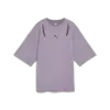 Puma DARE TO Oversized Cutout Tee Mor Kadın T-Shirt
