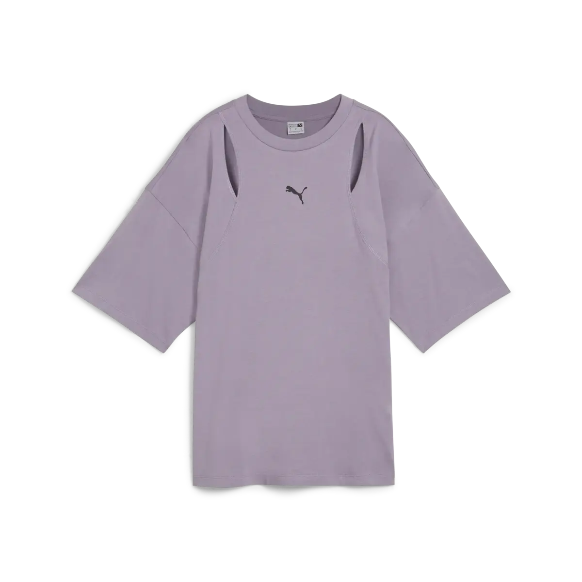 Puma DARE TO Oversized Cutout Tee Mor Kadın T-Shirt