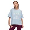 NB Lifestyle Kadın Mavi T-Shirt