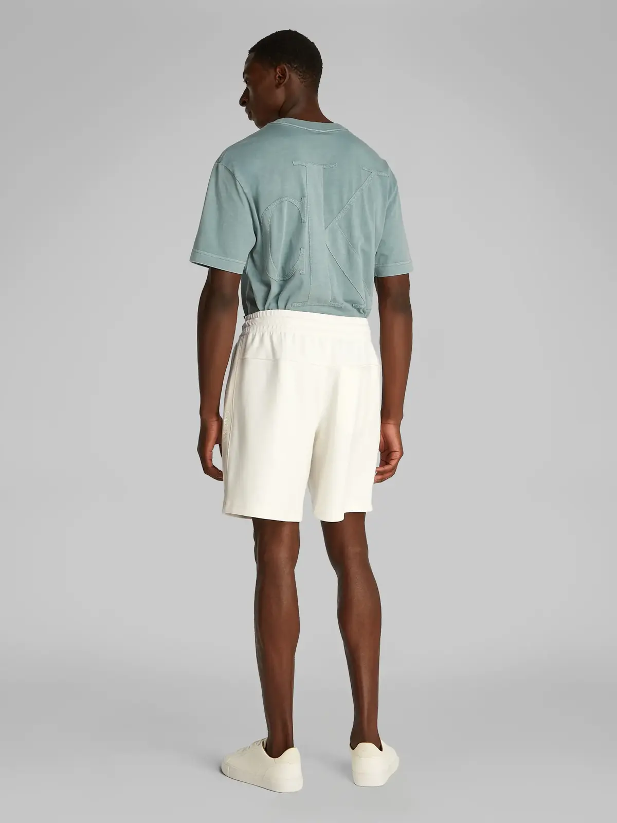 Calvin Klein LOGO TAPE SHORT Beyaz Erkek Şort