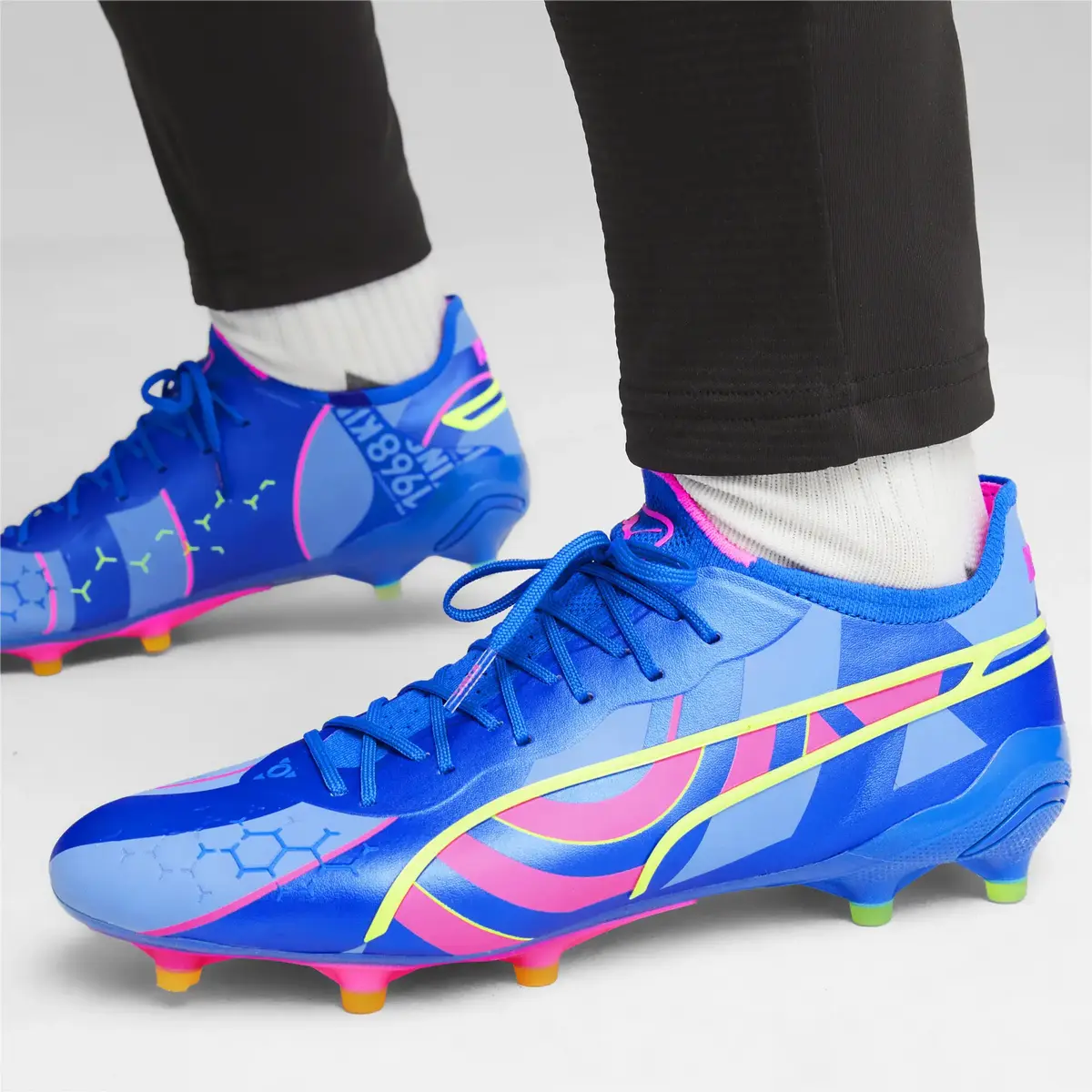 Puma KING ULTIMATE ENERGY FG/AG Mavi Erkek Krampon