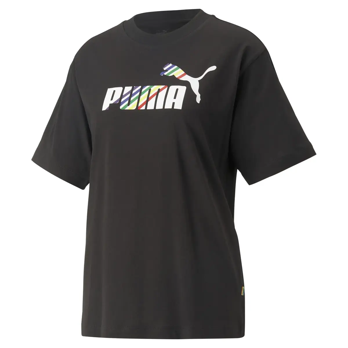 Puma Ess+ Love Is Love Relaxed Tee Siyah Kadın T-shirt