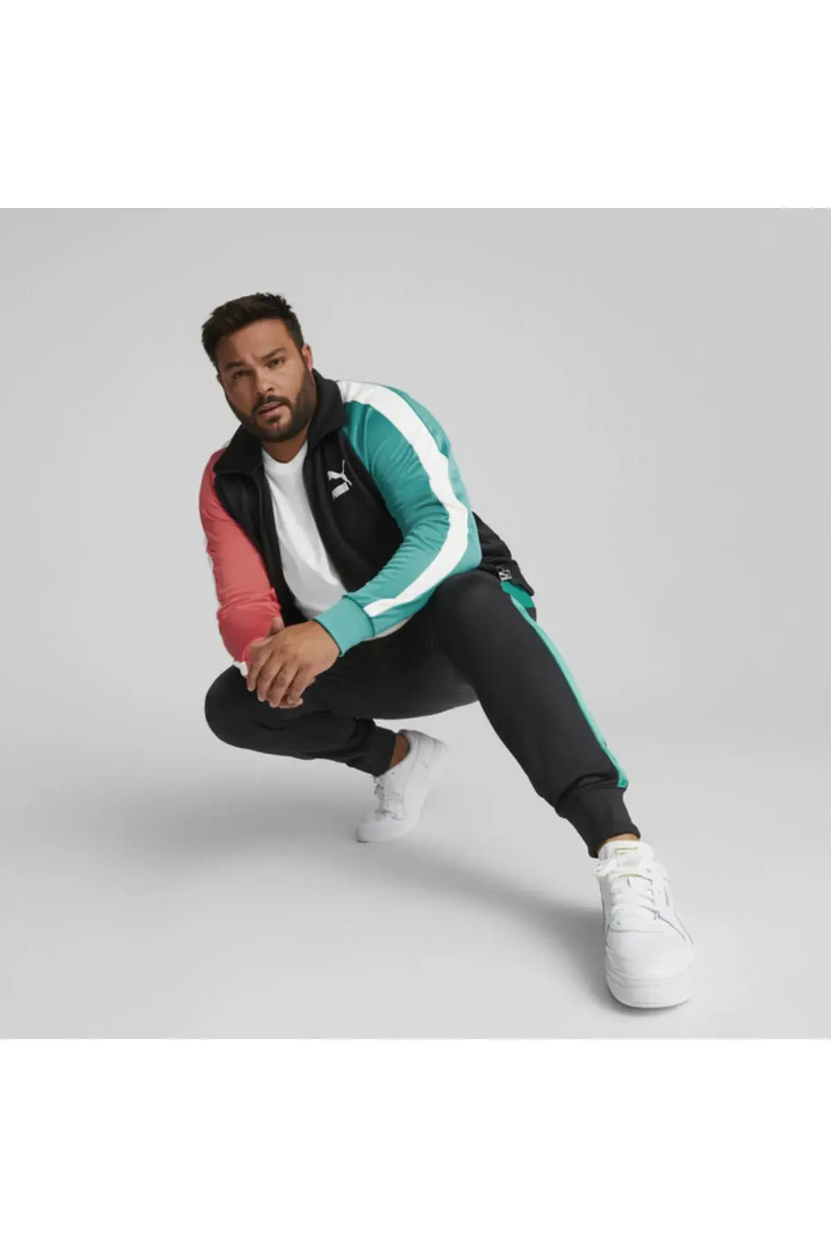 Puma Iconic T7 Track Jacket Pt (S) Siyah Erkek Fermuarlı Sweatshirt