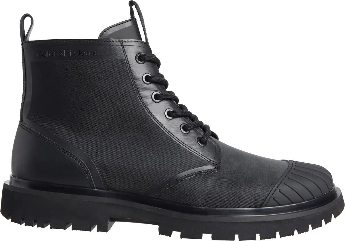 Calvin Klein EVA LACEUP BOOT MID Erkek Siyah Bot