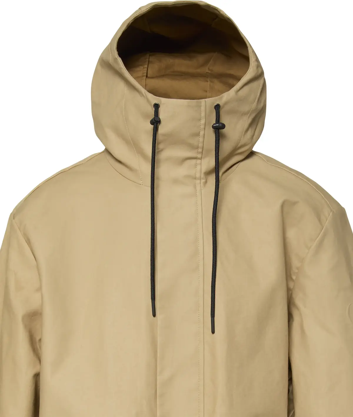 Calvin Klein LS BONDED COTTON HOODED PARKA JK Erkek Kahverengi Mont