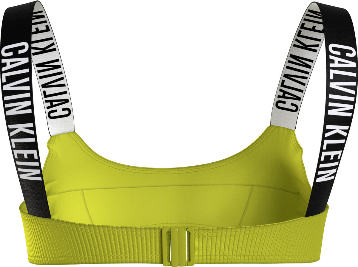 Calvin Klein BRALETTE-UW Kadın Sarı Bikini Üstü