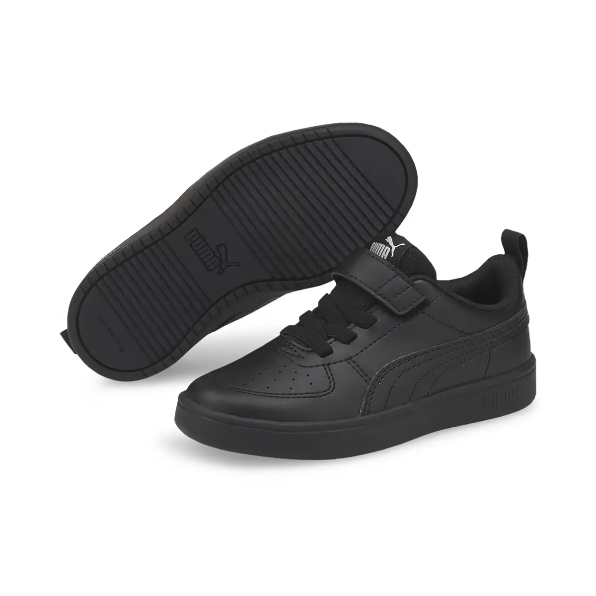 Puma Rickie AC PS Siyah Çocuk/Unisex Günlük Spor Ayakkabı