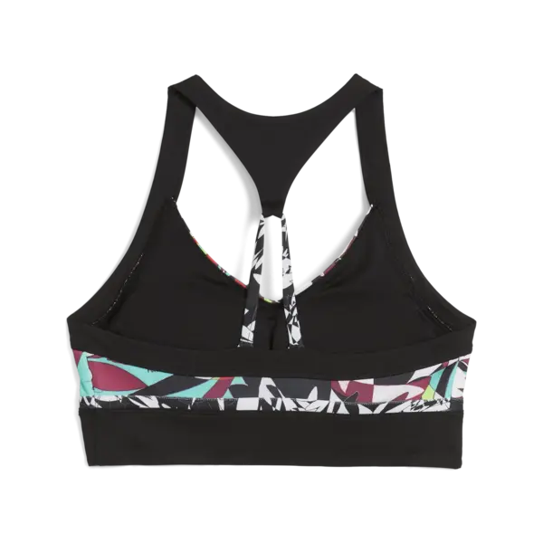 PUMA 4KEEPS TROPICAL AOP LGLN BRA Siyah Kadın Spor Sütyeni