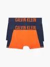 Calvin Klein 2PK TRUNK Erkek Turuncu Boxer Set