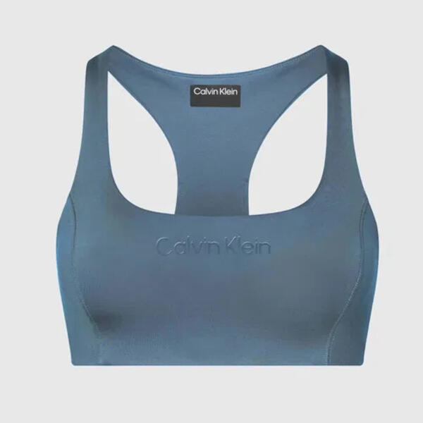 Calvin Klein WO - Sports Bra Medi, 5BX Mavi Kadın Sporcu Sütyeni