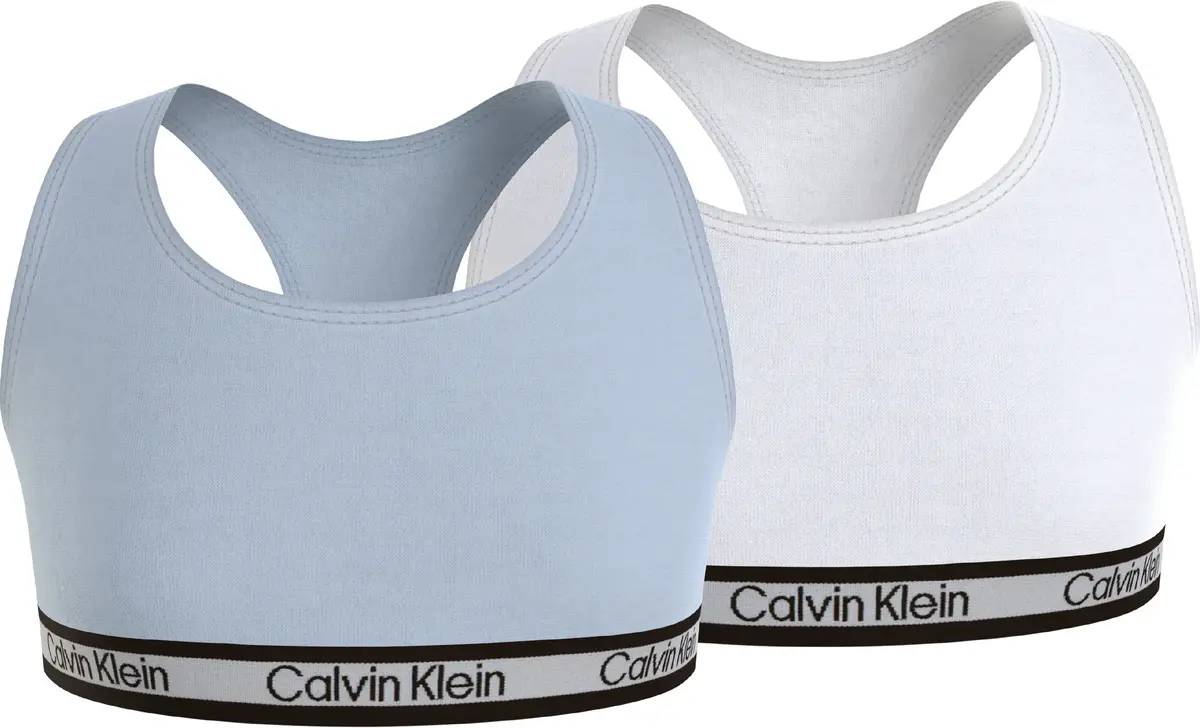 Calvin Klein 2PK BRALETTE Kadın Mavi Bralet