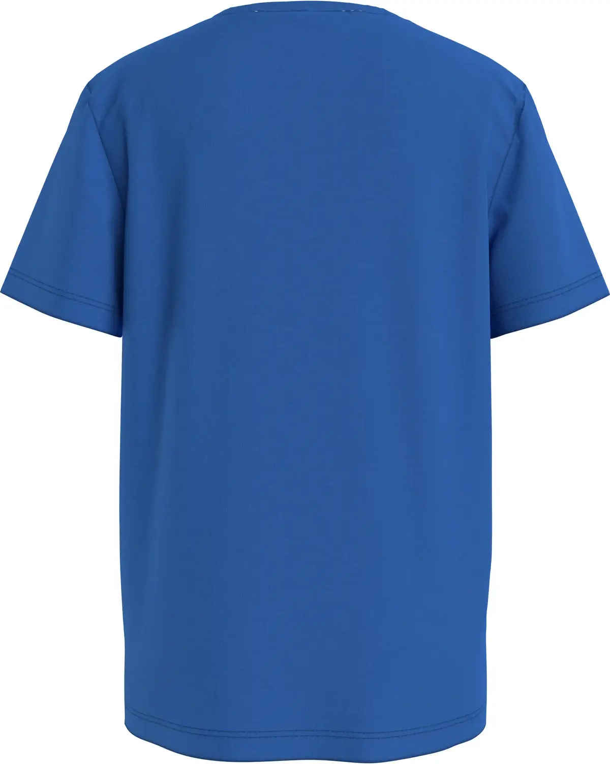 Calvin Klein CHEST MONOGRAM TOP Erkek Mavi T-Shirt