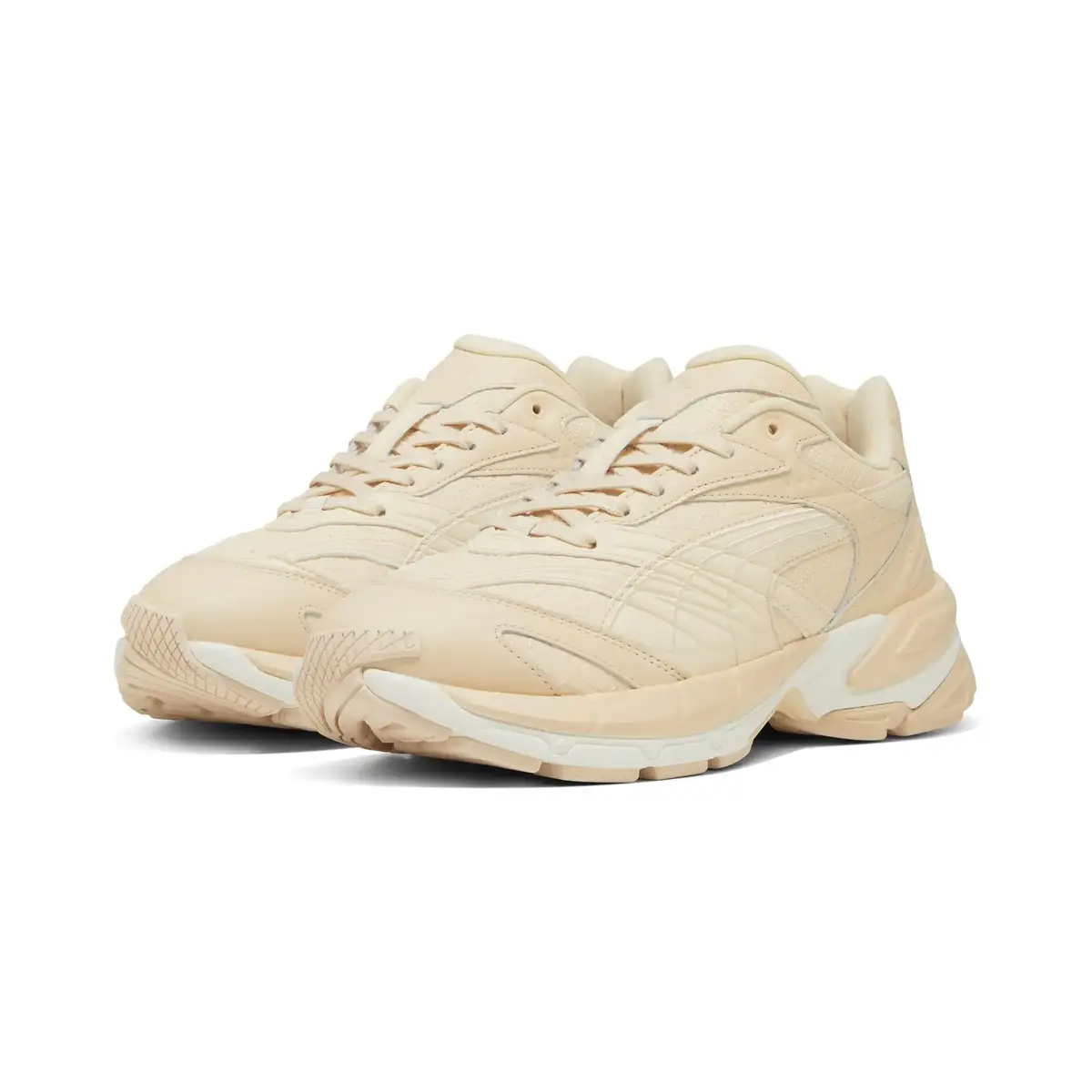 Puma Velophasis Luxe Sport II Bej Unisex Günlük Spor Ayakkabı