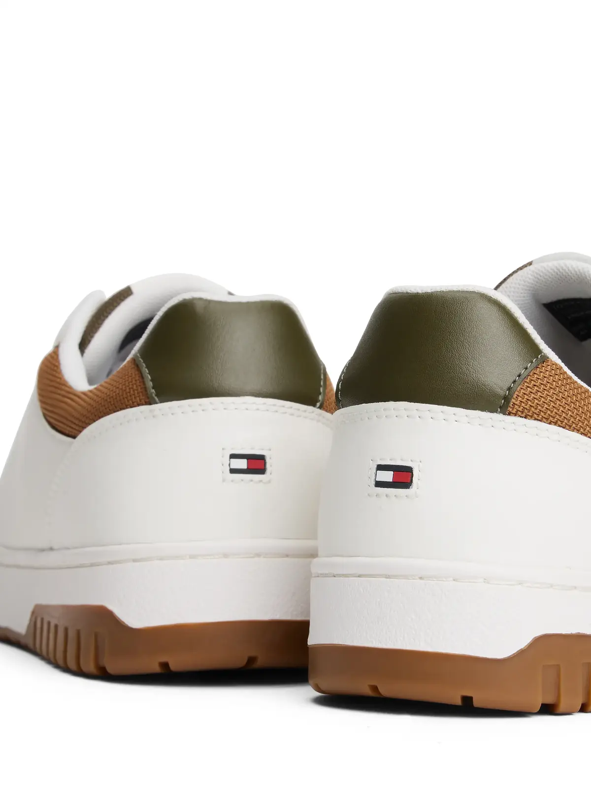 Tommy Hilfiger TH BASKET CORE LTH Beyaz Erkek Spor Ayakkabı & Sneaker