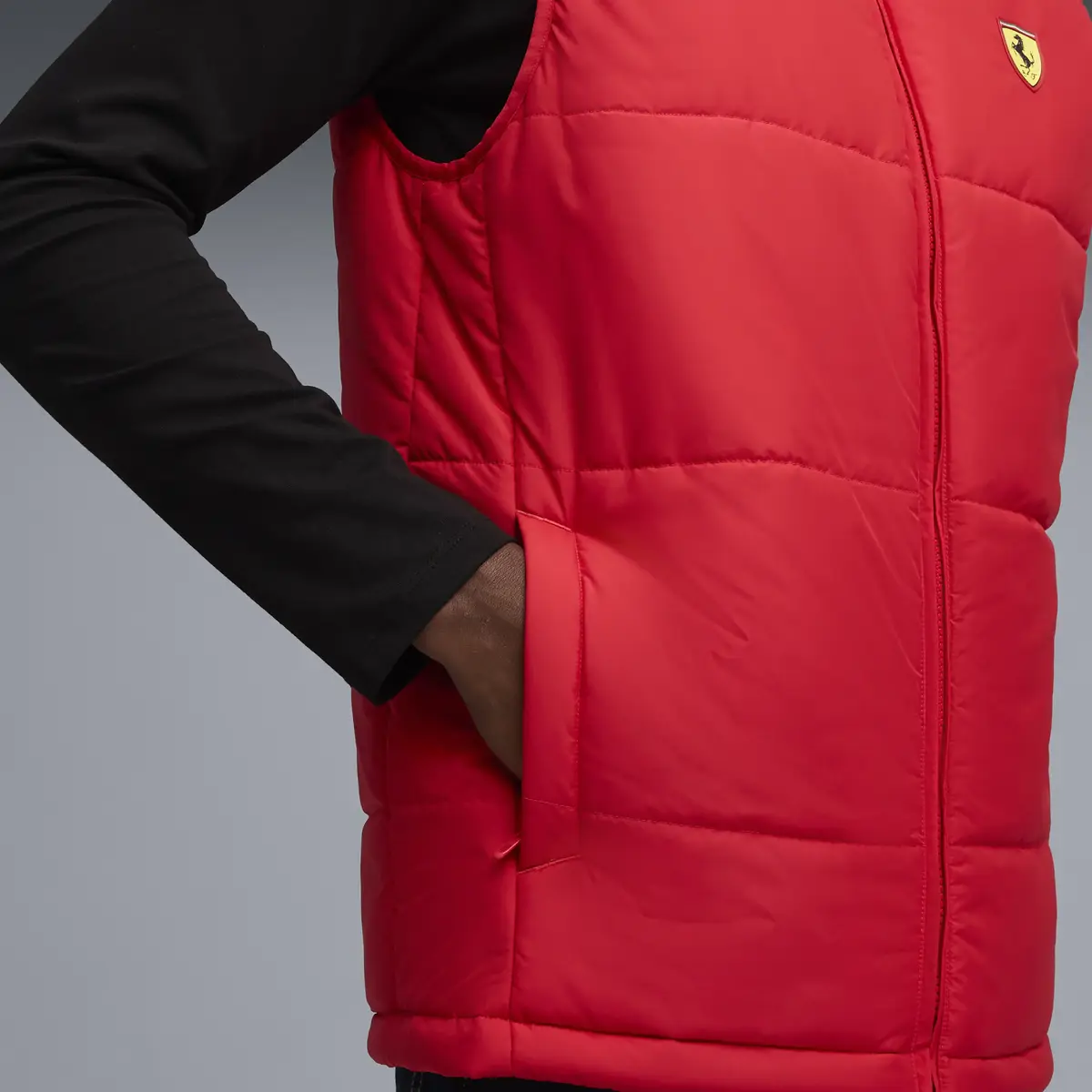 PUMA Ferrari MT7 Padded Vest Kırmızı Erkek Yelek