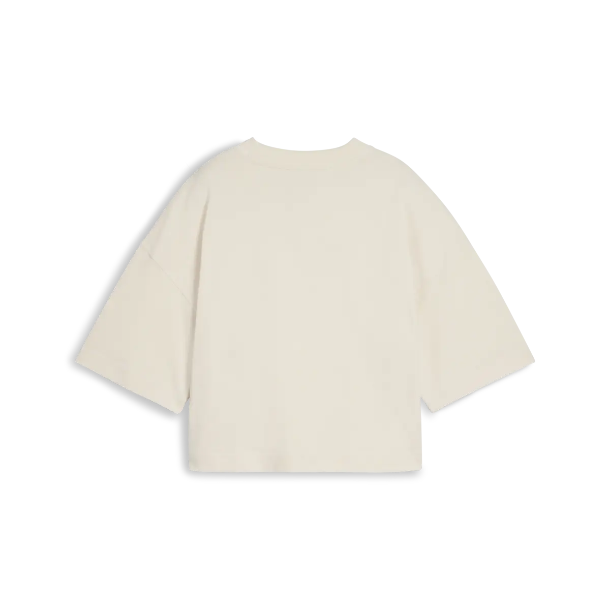 PUMA PREMIUM ESS Graphic Tee Bej Kadın T-Shirt