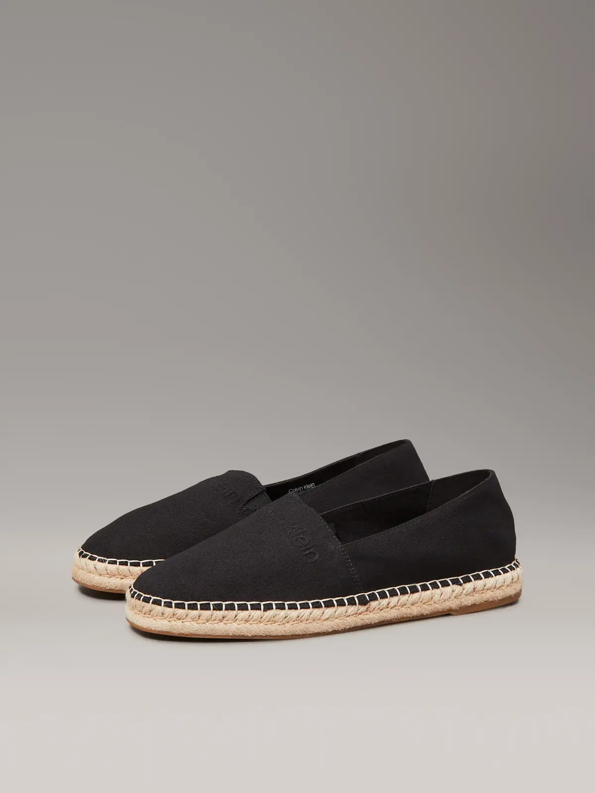 Calvin Klein ESPADRILLE CV LOGO, BEH Siyah Erkek Ayakkabı