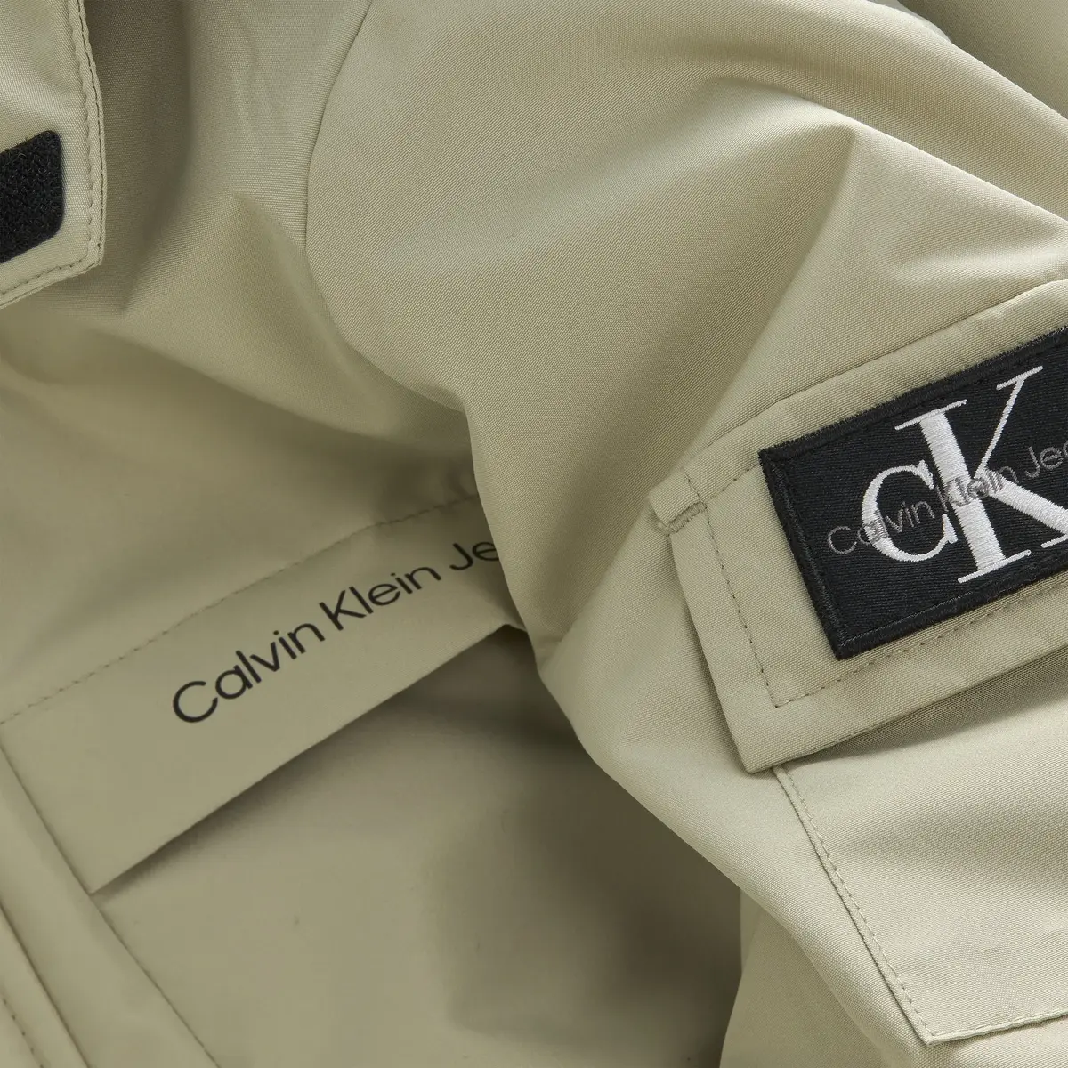 Calvin Klein BACK TO SCHOOL JACKE Erkek Krem Şişme Mont