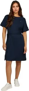 Tommy Hilfiger MODERN CODY DRESS, C1G Lacivert Kadın Elbise-Etek