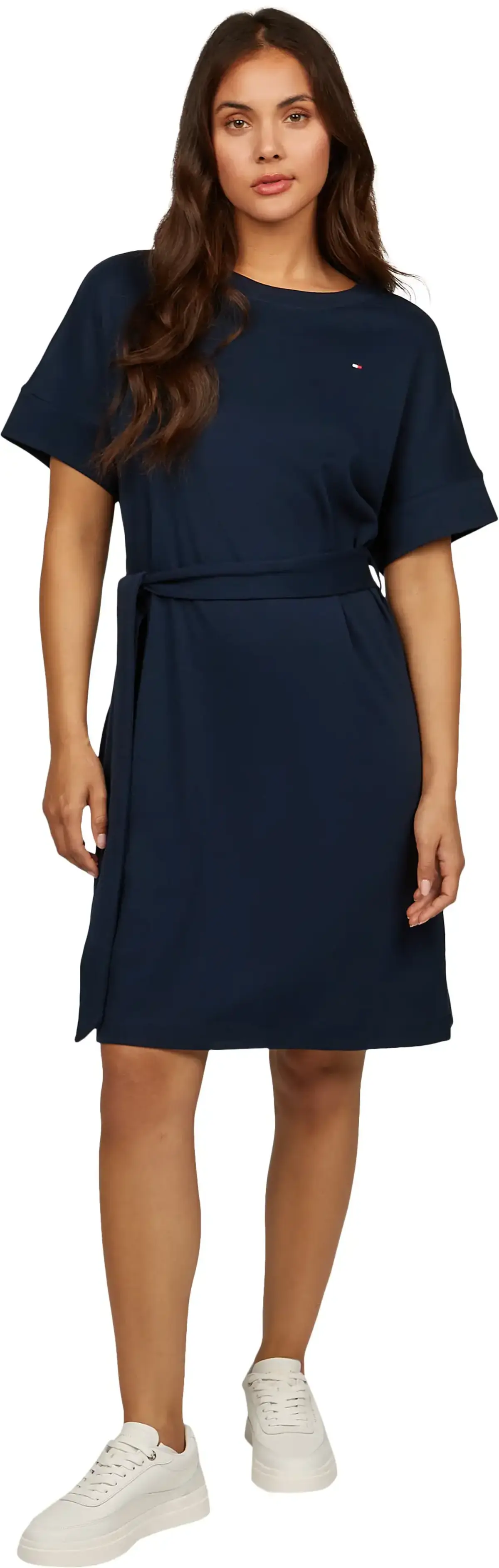 Tommy Hilfiger MODERN CODY DRESS, C1G Lacivert Kadın Elbise-Etek