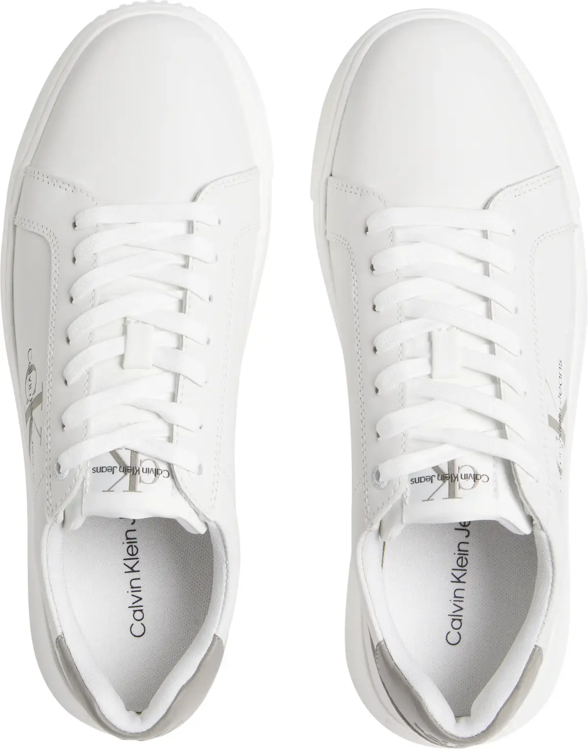 Calvin Klein CHUNKY CUPSOLE MONO, 02S Beyaz Erkek Spor Ayakkabı & Sneaker
