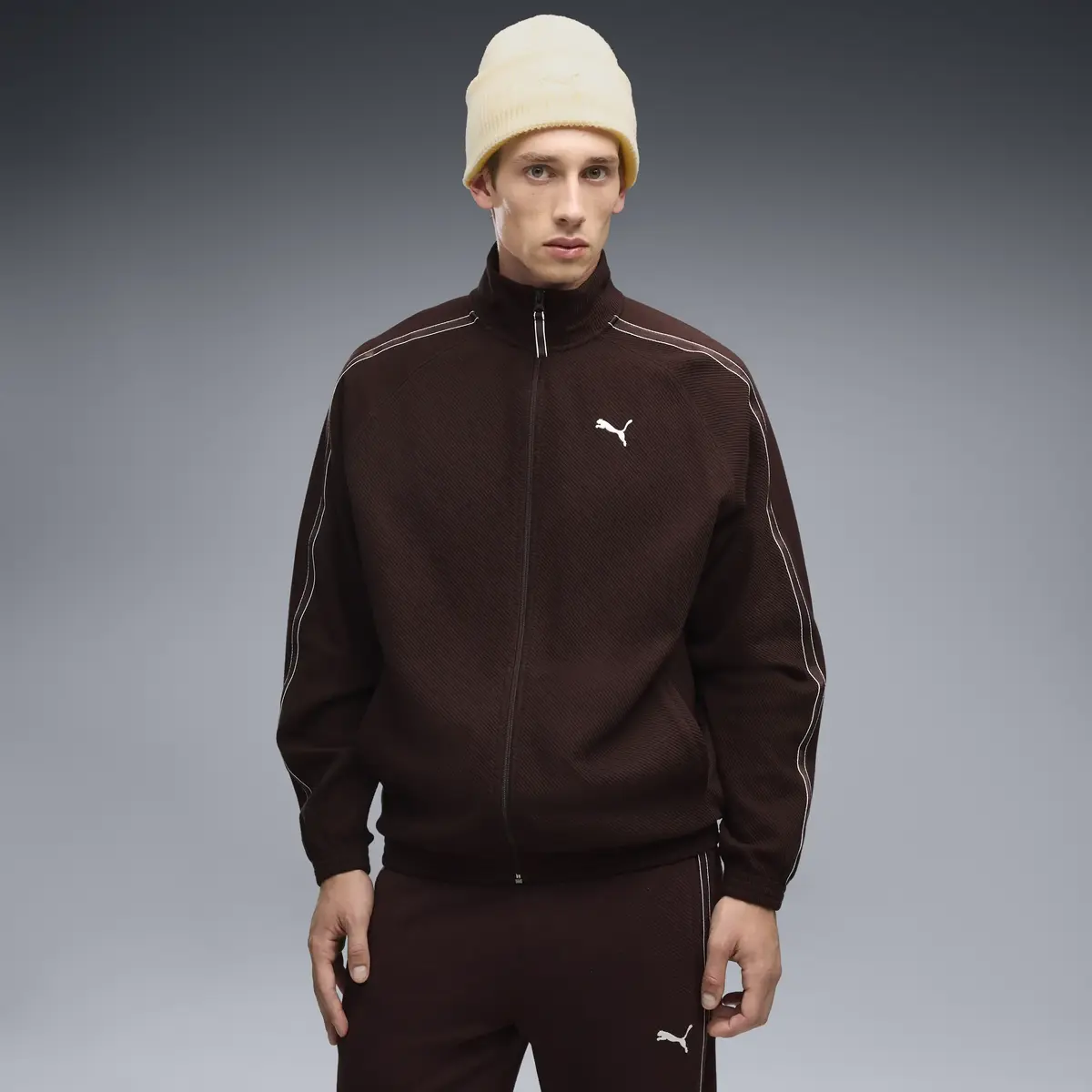 PUMA PUMA CLASS Relaxed Material Kahverengi Erkek Ceket