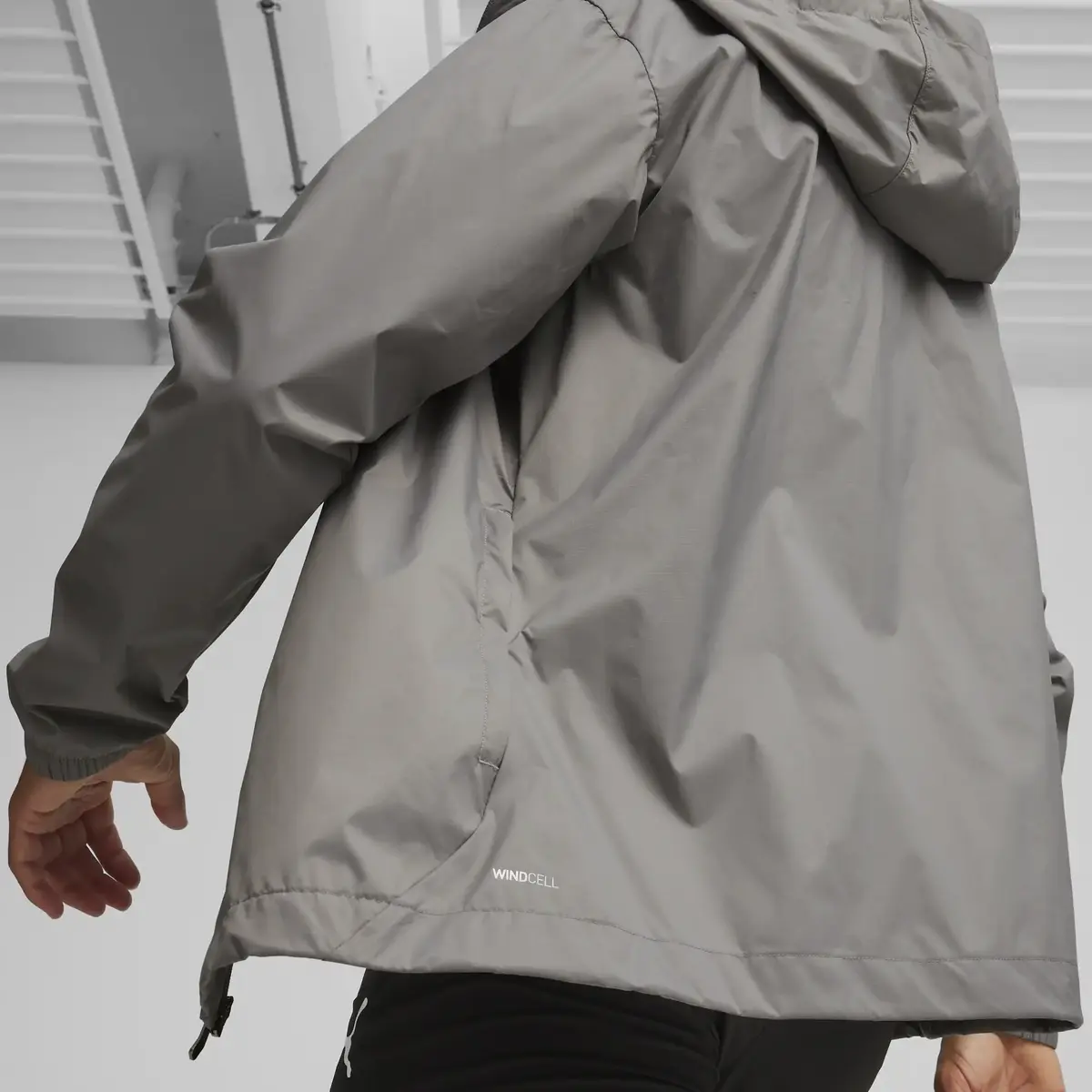 Puma teamFINAL Allweather Jkt Gri Erkek Antrenman Yağmurluk
