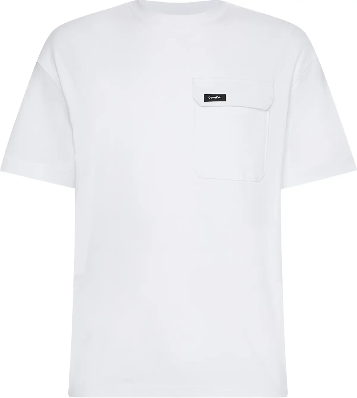 Calvin Klein WORKWEAR POCKET COMF Erkek Beyaz T-Shirt