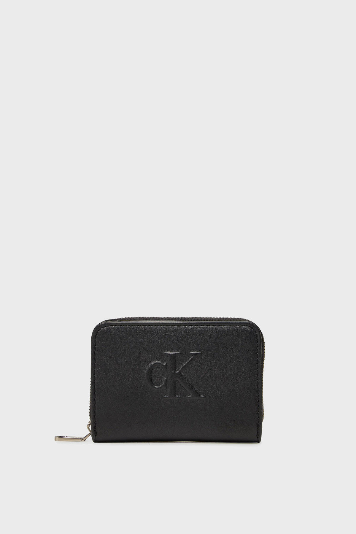 Calvin Klein SCULPTED MED ZIP AROUND WALLET Siyah Kadın Cüzdan