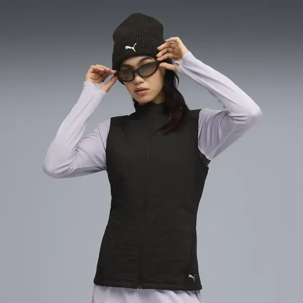 PUMA W Run Cloudspun Warmlbl Vest Kadın Siyah Yelek