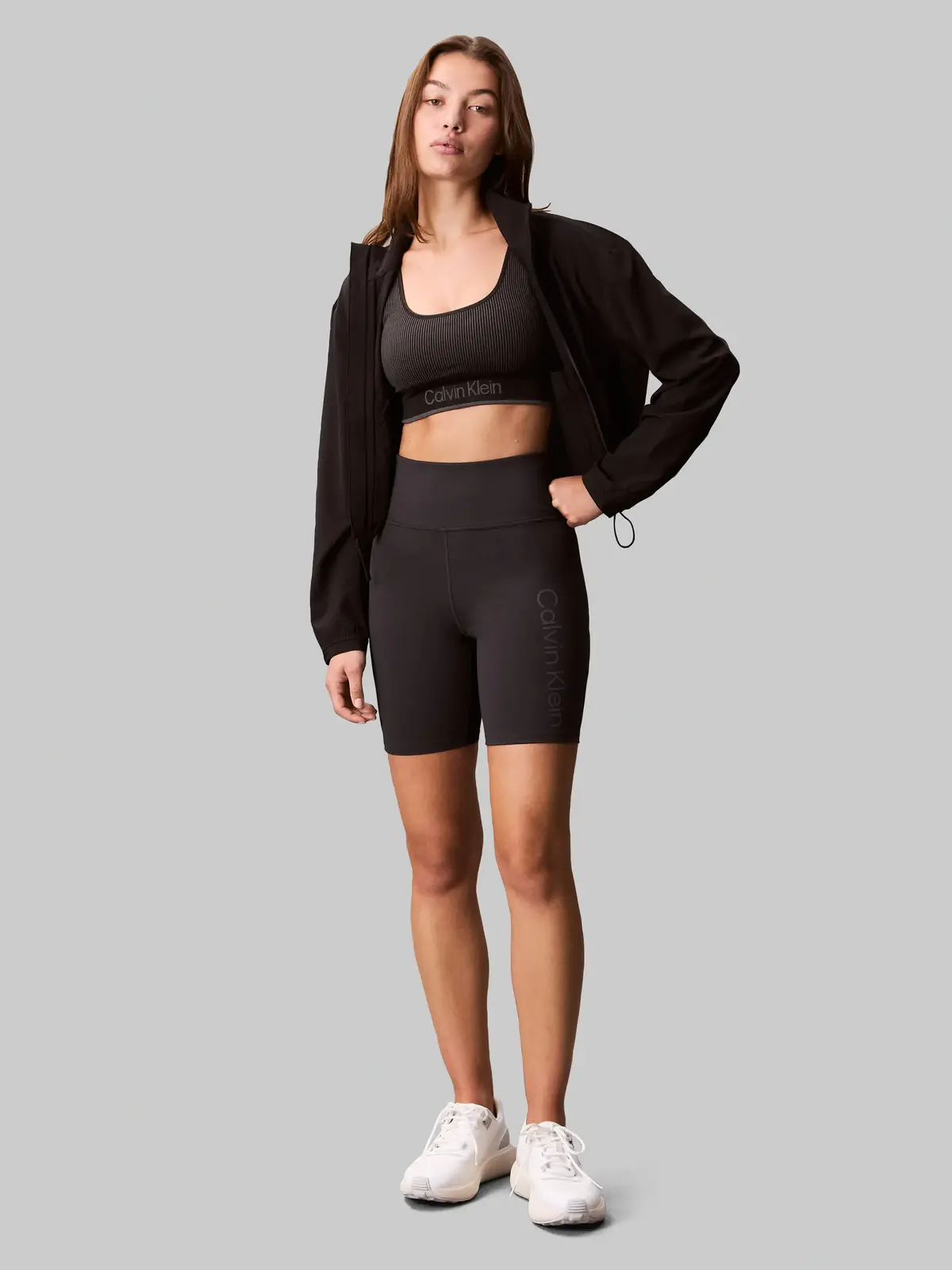 Calvin Klein WO - CYCLING SHORT, UB1 Siyah Kadın Tayt