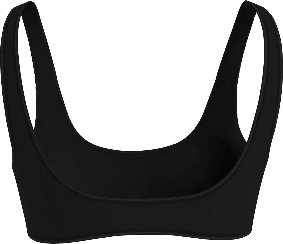 Calvin Klein BRALETTE-RP Kadın Siyah Bikini Üstü