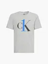 Calvin Klein S/S CREW NECK Erkek Gri T-Shirt