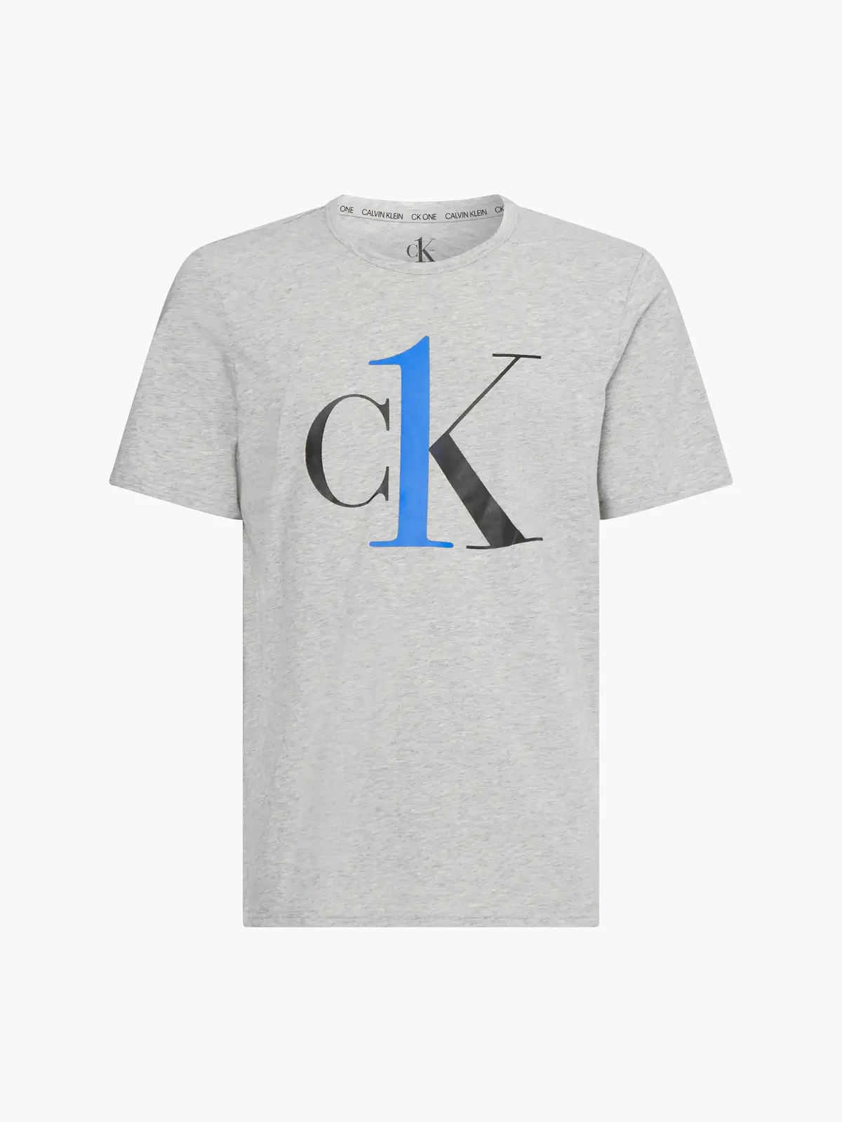 Calvin Klein S/S CREW NECK Erkek Gri T-Shirt