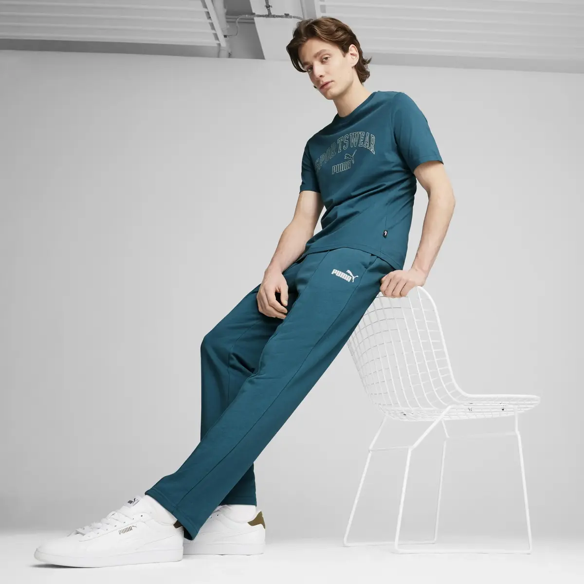Puma SPORTS CLUB Sweatpants Yeşil Erkek Eşofman Altı