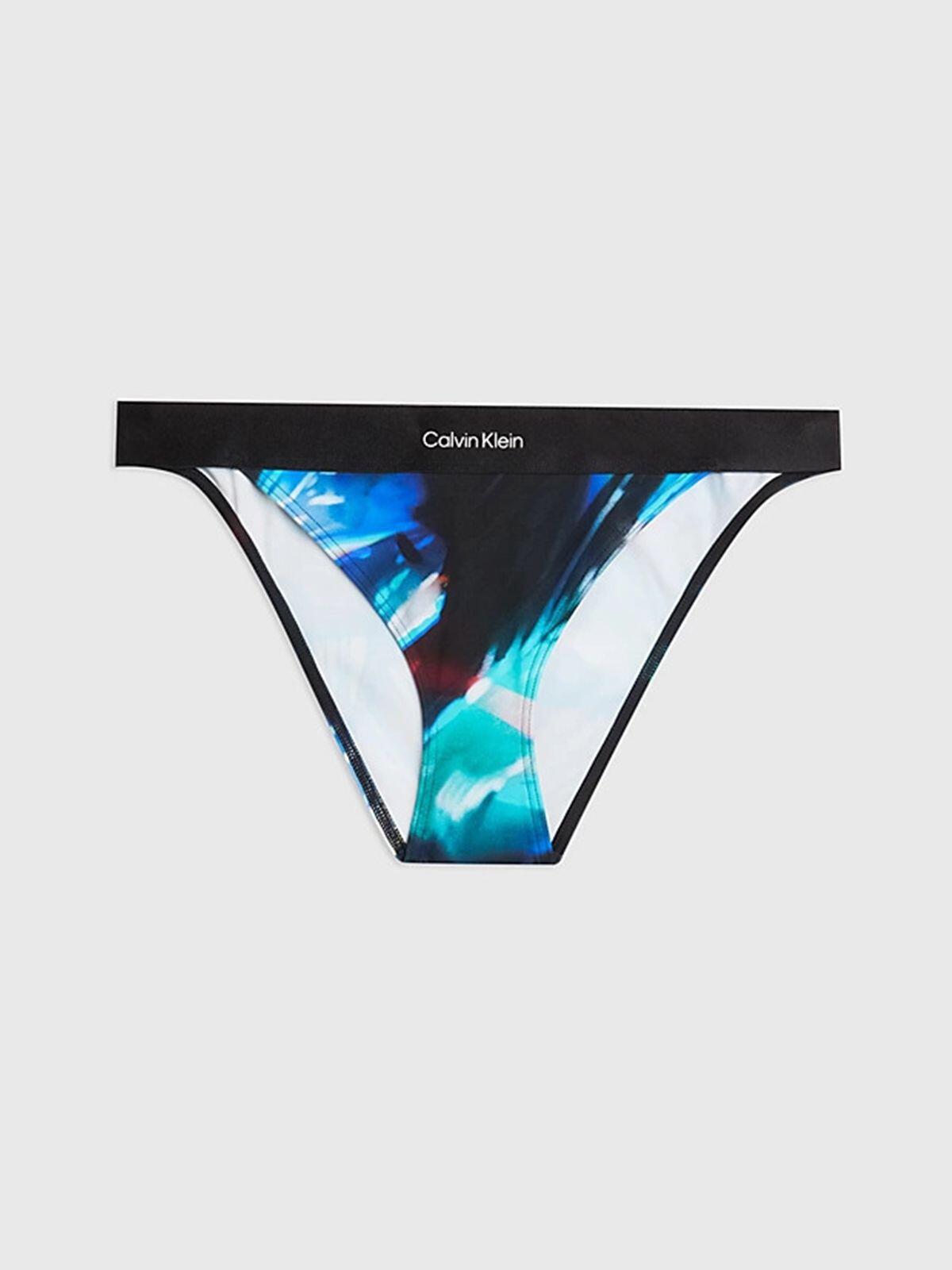 Calvin Klein BIKINI-PRINT Mavi Kadın Bikini Altı