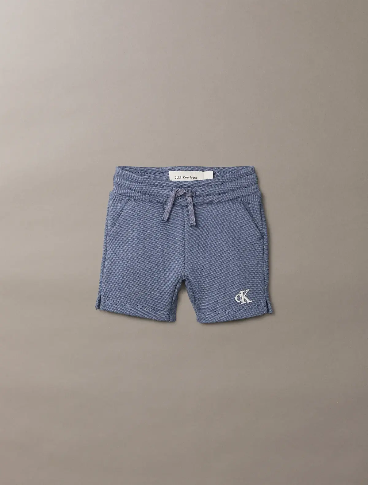 Calvin Klein PIQUE SHORTS Mavi Çocuk Şortu