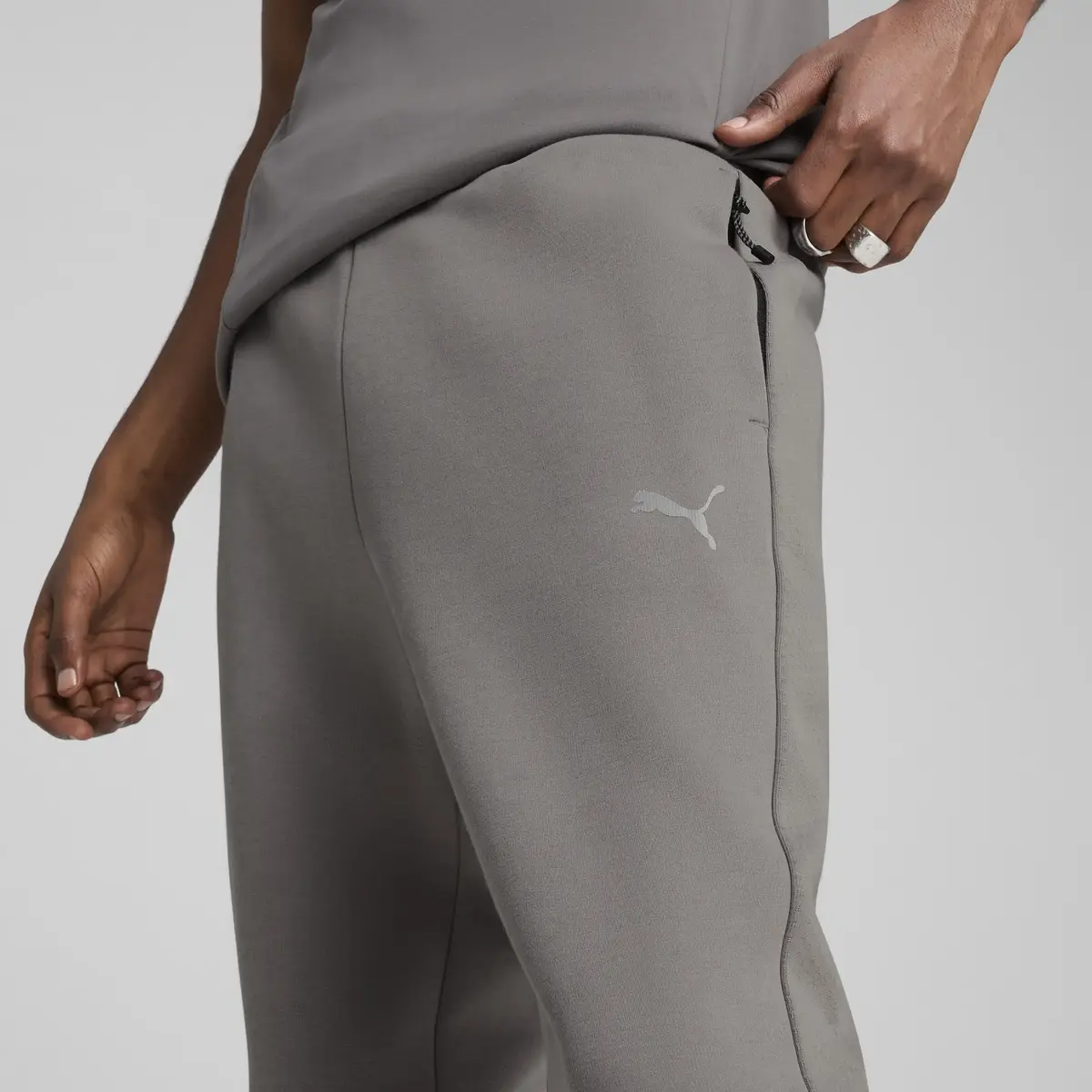 PUMA EVOSTRIPE Pants Gri Erkek Eşofman Altı