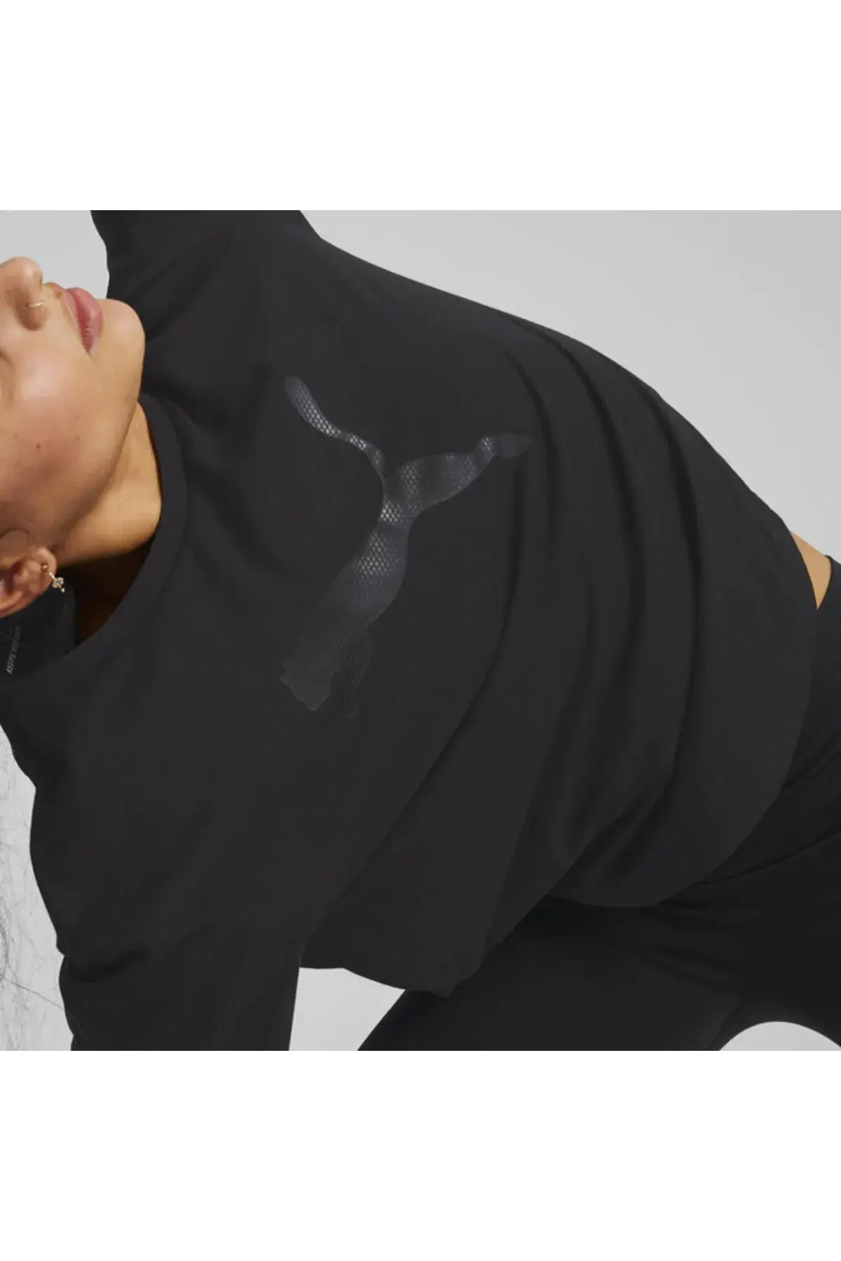 Puma Day İn Motion Tee Siyah Kadın T-Shirt