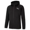 Puma EVOSTRIPE Core FZ Hoodie Siyah Erkek Fermuarlı Ceket
