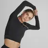 Puma EVOKNIT Longsleeve Tee Siyah Kadın Crop T-shirt