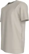 Calvin Klein LOGO TAPE TEE, PDH Krem Erkek T-Shirt & Polo