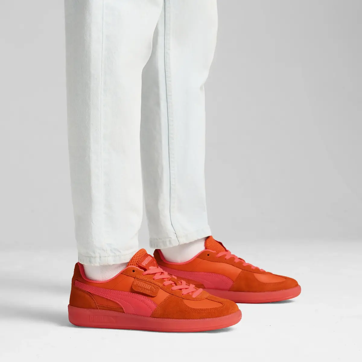 Puma Palermo 'Citrus' Kırmızı Unisex Günlük Spor Ayakkabı