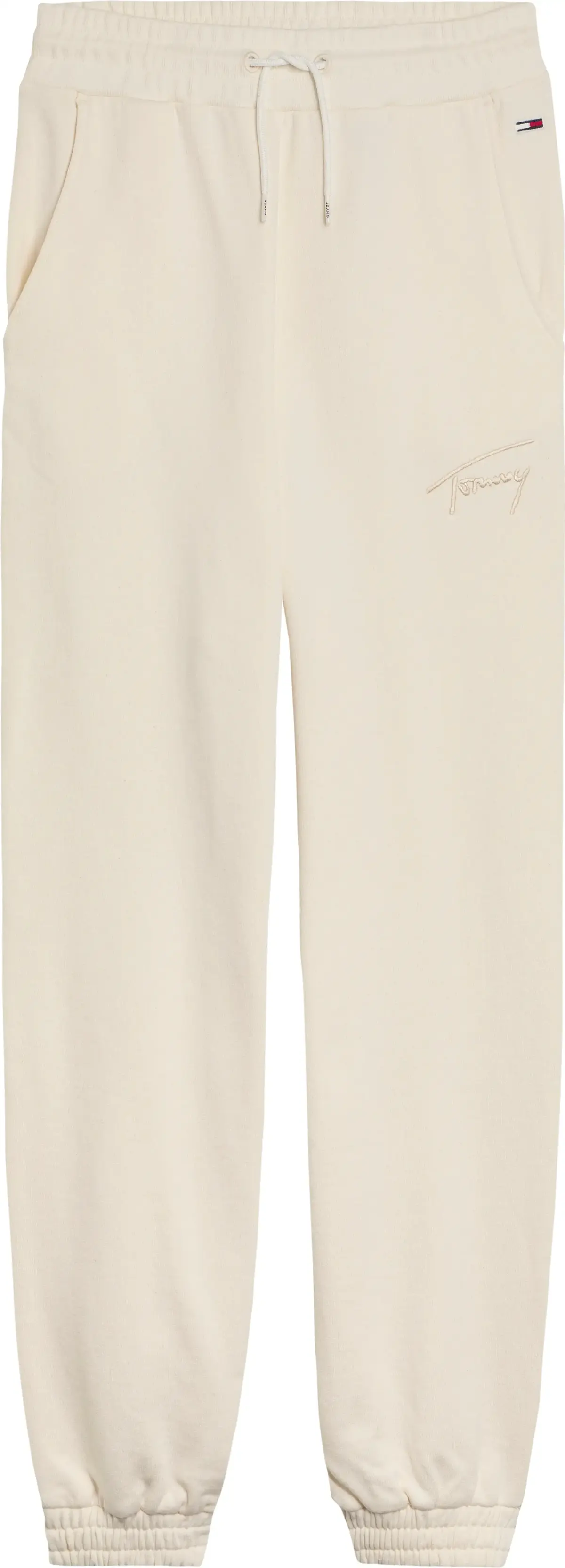 Tommy Hilfiger TJW TOMMY SIGNATURE Kadın Krem Eşofman Altı