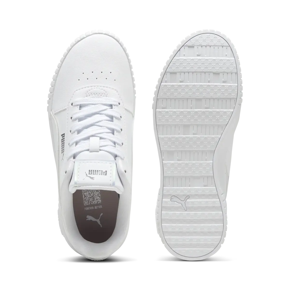 Puma Carina 2.0 Holo 2.0 Jr Beyaz Kadın Spor Ayakkabı & Sneaker