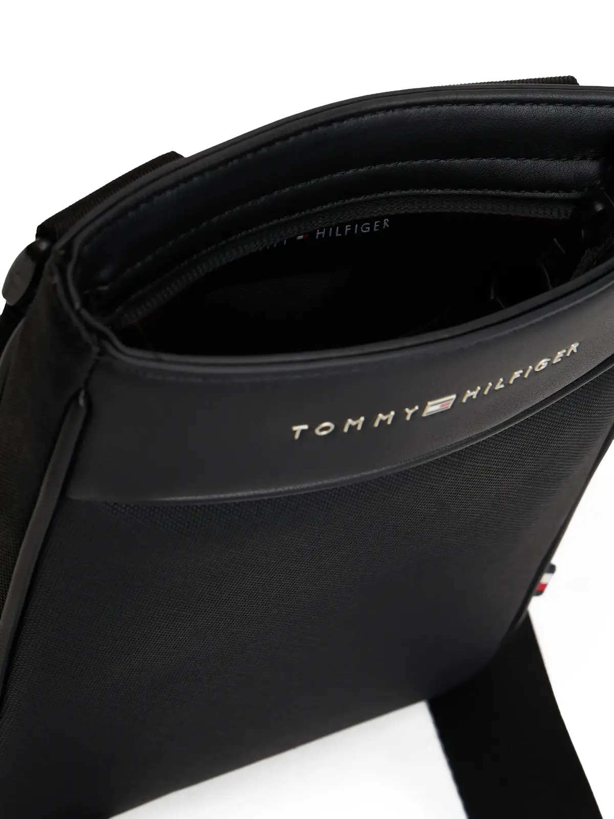 Tommy Hilfiger TH FOUNDATION MINI C Siyah Erkek Postacı Çantası