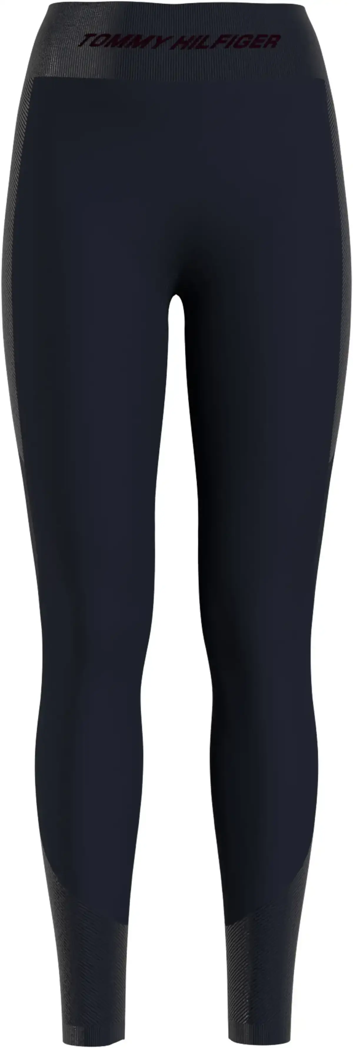 Tommy Hilfiger HW SHINY SEAMLESS LE Kadın Siyah Tayt