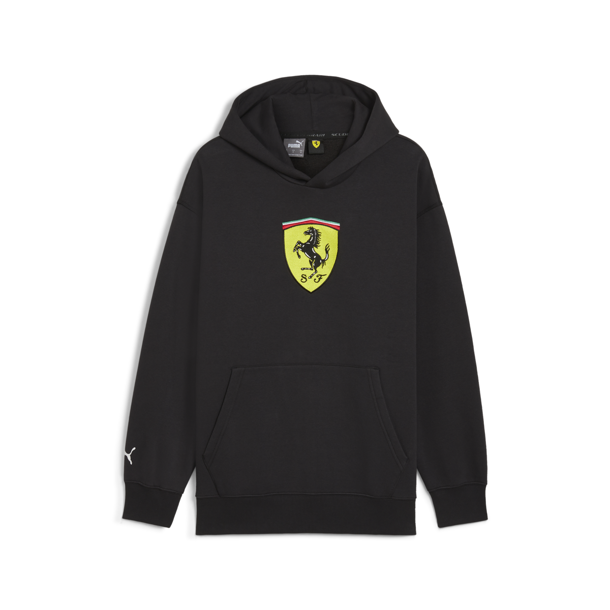 Puma Ferrari Race BigShield Hdie Siyah Sweatshirt